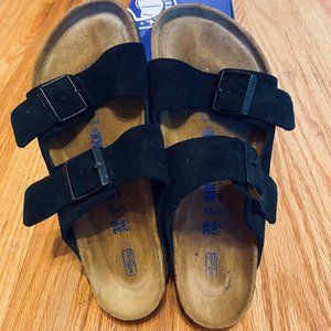 Birkenstock Arizona 39, black suede